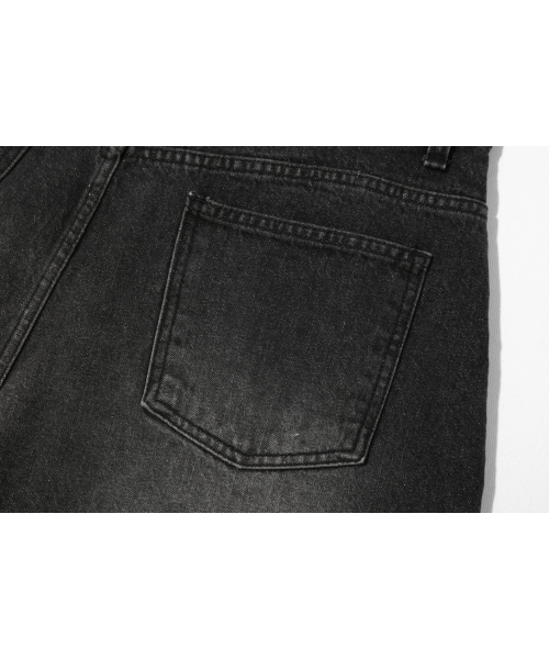 BASEMOMENT(ベースモーメント)の「ダートバルーンウォッシュデニムパンツブラック(デニムパンツ・メンズ・その他・LARGE/X-LARGE/MEDIUM)」の9枚目の写真