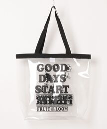 FRUIT OF THE LOOM | FTL x PEANUTS PVCバッグ1 / ピーナッツ コラボ スヌーピー&フラワー(ハンドバッグ)