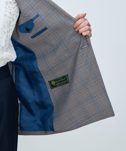 TOMORROWLAND collection(トゥモローランドコレクション)の「ZELANDER NATURAL STRETCH ダブルブレストジャケット(テーラードジャケット・レディース・ライトブラウン・38/36)」の7枚目の写真
