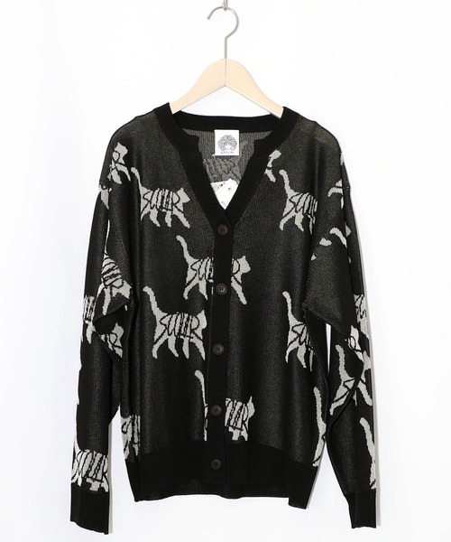 ScoLar(スカラー)の「161633:ネコスカラーUVジャガードカーディガン(カーディガン/ボレロ・レディース・オフホワイト/ブラック・M)」の17枚目の写真