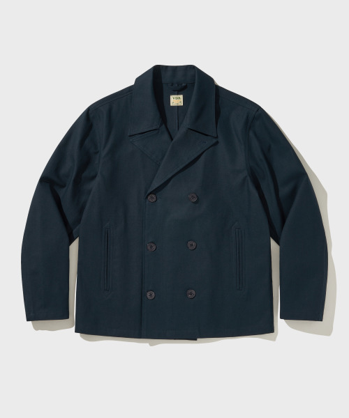 セール】NAVY DOUBLE-BREASTED JACKET [Sailor Blue]（テーラード