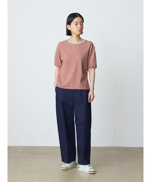 MidiUmi（ミディウミ）の「MidiUmi マルチボーダープルオーバー（Tシャツ/カットソー・レディース・グリーン/レッド・FREE）」の10枚目の写真