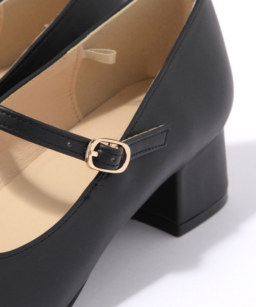 GLOBAL WORK（グローバルワーク）の「らくっションストラップヒールパンプス/641236（パンプス・レディース・シルバー/ブラック/ブラック系/ブラック系その他・LARGE/SMALL/MEDIUM）」の10枚目の写真