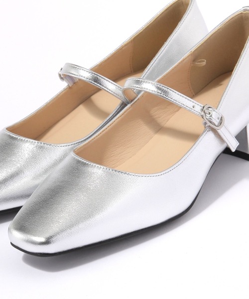 GLOBAL WORK（グローバルワーク）の「らくっションストラップヒールパンプス/641236（パンプス・レディース・シルバー/ブラック/ブラック系/ブラック系その他・LARGE/SMALL/MEDIUM）」の15枚目の写真