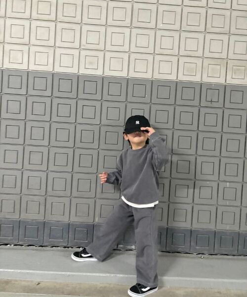 MUSINSA STANDARD KIDS（ムシンサスタンダードキッズ）の「ピグメントラウンジスウェットパンツ[チャコールグレー]（スウェットパンツ・レディース・その他・100/120/140/160/150/130/110）」の6枚目の写真