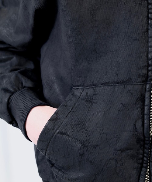 OUAT(オーユーエーティー)の「【OUAT】CERAMIC JACKET(パーカー・メンズ・ブラック・3/2)」の8枚目の写真