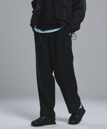 green label relaxing | リネンミックス W4 ワイド イージーパンツ -ストレッチ-(その他パンツ)