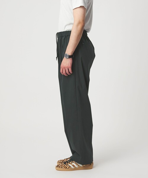 green label relaxing(グリーンレーベルリラクシング)の「リネンミックス W4 ワイド イージーパンツ -ストレッチ-(その他パンツ・メンズ・ダークグリーン/グレー系/ブラック・S/M/L/XL)」の15枚目の写真