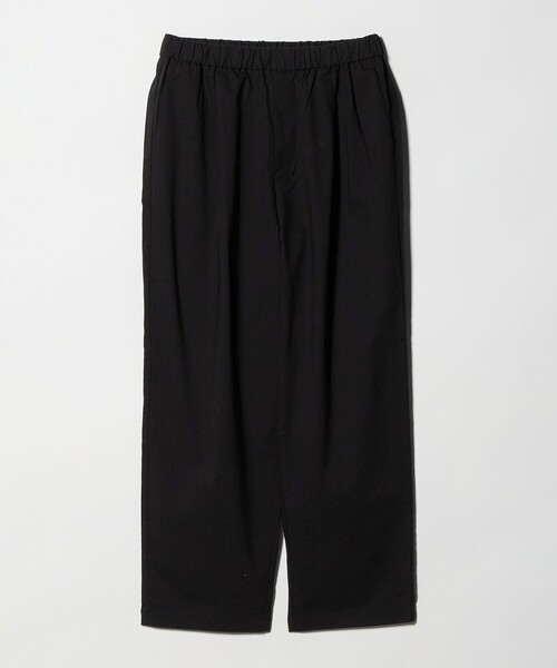 green label relaxing（グリーンレーベルリラクシング）の「リネンミックス W4 ワイド イージーパンツ -ストレッチ-（その他パンツ・メンズ・ダークグリーン/グレー系/ブラック・S/M/L/XL）」の5枚目の写真