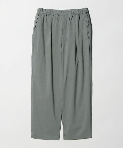 green label relaxing（グリーンレーベルリラクシング）の「リネンミックス W4 ワイド イージーパンツ -ストレッチ-（その他パンツ・メンズ・ダークグリーン/グレー系/ブラック・S/M/L/XL）」の9枚目の写真