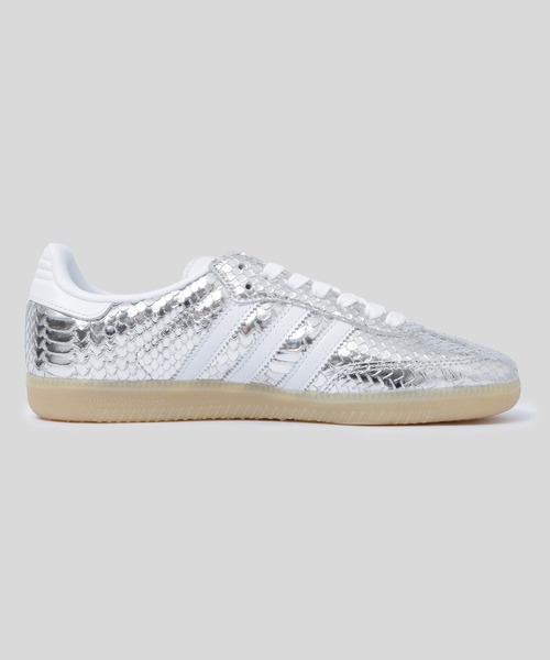 adidas Originals(アディダスオリジナルス)の「adidas W SAMBA OG OOX08/IH9016(スニーカー・レディース・シルバー・24cm/24.5cm/23.5cm/23cm)」の2枚目の写真