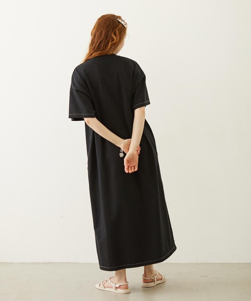 MILKFED.(ミルクフェド)の「RETRO CHERRY DRESS(ワンピース・レディース・オートミール/ブラック/オリーブ・ONE SIZE)」の10枚目の写真