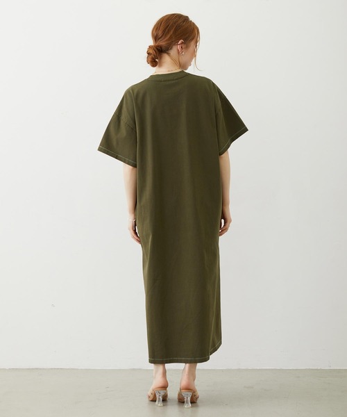 MILKFED.(ミルクフェド)の「RETRO CHERRY DRESS(ワンピース・レディース・オートミール/ブラック/オリーブ・ONE SIZE)」の18枚目の写真