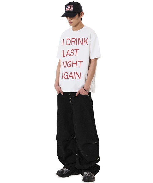 OY（オーワイ）の「『OY/オーワイ』TUCK WIDE VOLUME PANTS/タックワイドボリューム パンツ（その他パンツ・メンズ・ブラック・L/M/S）」の9枚目の写真