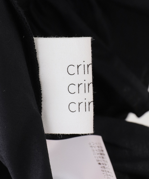 crinkle crinkle crinkle(クリンクルクリンクルクリンクル)の「crinkle crinkle crinkle frill hem long sleeve shirts CC-4503(シャツ/ブラウス・レディース・ブラック/ホワイト・FREE)」の7枚目の写真