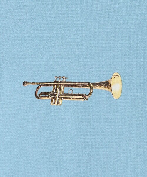 Steven Alan（スティーブンアラン）の「＜GRAND COLLECTION ＞ TRUMPET TEE/Tシャツ（Tシャツ/カットソー・メンズ・ネイビー/ライトブルー・M/L）」の9枚目の写真