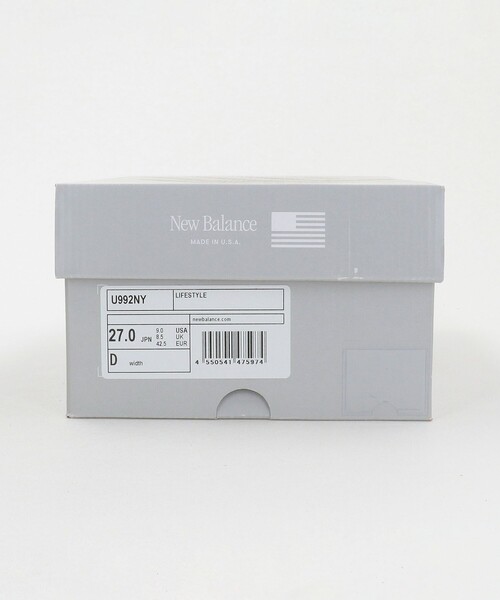 NEW BALANCE(ニューバランス)の「<New Balance>U992NY/スニーカー(スニーカー・メンズ・ネイビー・28cm/26cm/29cm/26.5cm/27cm/28.5cm/27.5cm)」の2枚目の写真