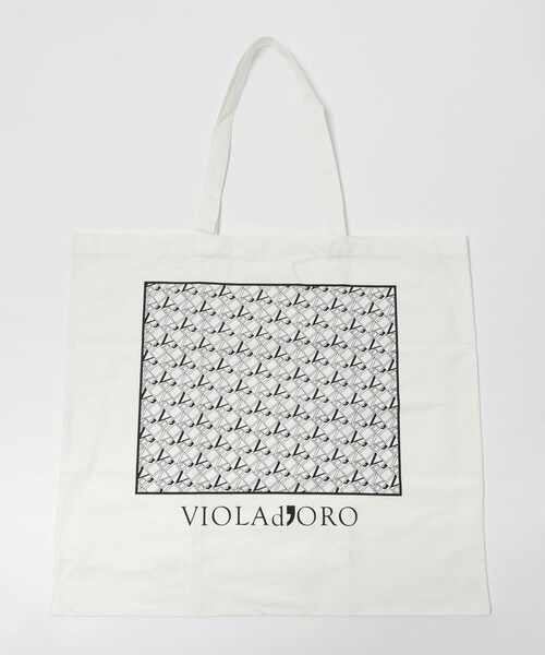 VIOLAd'ORO(ヴィオラドーロ)の「<VIOLAd’ORO>GINO キャンバス トートバッグ M(トートバッグ・レディース・ブラウン系/ライム・FREE)」の13枚目の写真