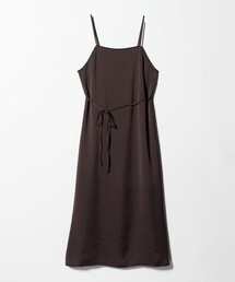 green label relaxing | ライトサテン キャミソール ワンピース(ワンピース)