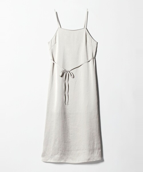 green label relaxing（グリーンレーベルリラクシング）の「ライトサテン キャミソール ワンピース（ワンピース・レディース・ブラック/オフホワイト/ダークブラウン・FREE）」の12枚目の写真