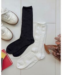 靴下屋（クツシタヤ）の「Ungrid ×靴下屋透かし編みレースソックス（ソックス/靴下）」