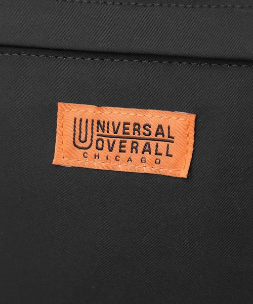 UNIVERSAL OVERALL(ユニバーサルオーバーオール)の「微光沢 ソフトポリエステルツイル ビッグ ウエストバッグ ヒップバッグ(ボディバッグ/ウエストポーチ・メンズ・チャコール/ブラック・FREE)」の10枚目の写真