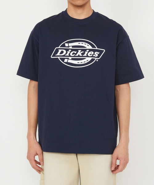 Dickies(ディッキーズ)の「Dickies/ディッキーズ モノトーンロゴTシャツ/半袖Tシャツ(Tシャツ/カットソー・メンズ・ホワイト/ネイビー/ブラウン/ブラック・MEDIUM/LARGE/X-LARGE)」の7枚目の写真