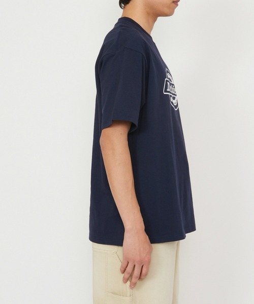 Dickies(ディッキーズ)の「Dickies/ディッキーズ モノトーンロゴTシャツ/半袖Tシャツ(Tシャツ/カットソー・メンズ・ホワイト/ネイビー/ブラウン/ブラック・MEDIUM/LARGE/X-LARGE)」の10枚目の写真