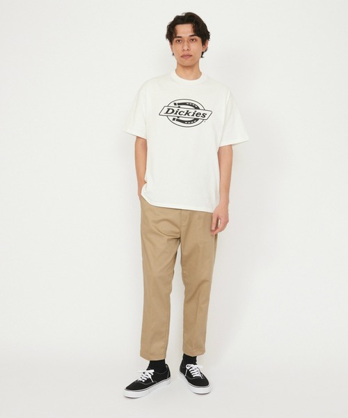 Dickies(ディッキーズ)の「Dickies/ディッキーズ モノトーンロゴTシャツ/半袖Tシャツ(Tシャツ/カットソー・メンズ・ホワイト/ネイビー/ブラウン/ブラック・MEDIUM/LARGE/X-LARGE)」の12枚目の写真