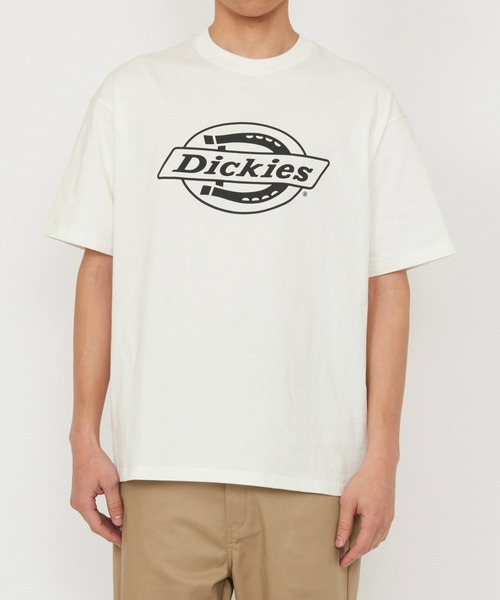 Dickies(ディッキーズ)の「Dickies/ディッキーズ モノトーンロゴTシャツ/半袖Tシャツ(Tシャツ/カットソー・メンズ・ホワイト/ネイビー/ブラウン/ブラック・MEDIUM/LARGE/X-LARGE)」の14枚目の写真
