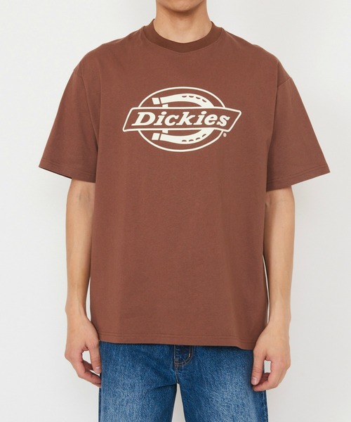 Dickies(ディッキーズ)の「Dickies/ディッキーズ モノトーンロゴTシャツ/半袖Tシャツ(Tシャツ/カットソー・メンズ・ホワイト/ネイビー/ブラウン/ブラック・MEDIUM/LARGE/X-LARGE)」の21枚目の写真