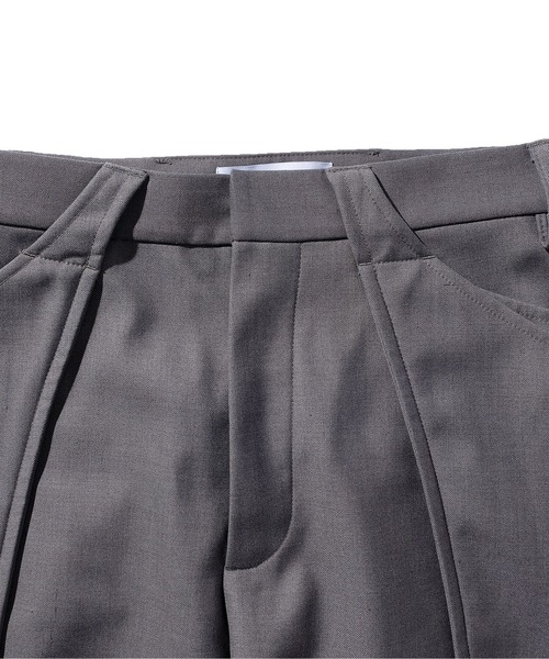 GOAT ESSENCE(ゴートエッセンス)の「DOUBLE POCKETS WIDE PANTS(デニムパンツ・メンズ・ベージュ/グレー/ブラック・1/2)」の6枚目の写真