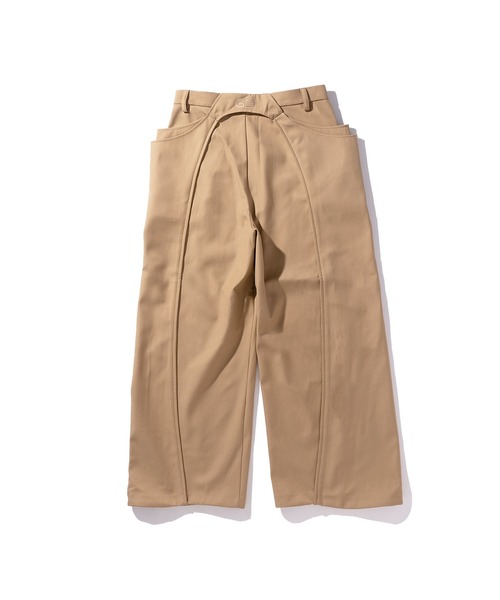 GOAT ESSENCE(ゴートエッセンス)の「DOUBLE POCKETS WIDE PANTS(デニムパンツ・メンズ・ベージュ/グレー/ブラック・1/2)」の9枚目の写真