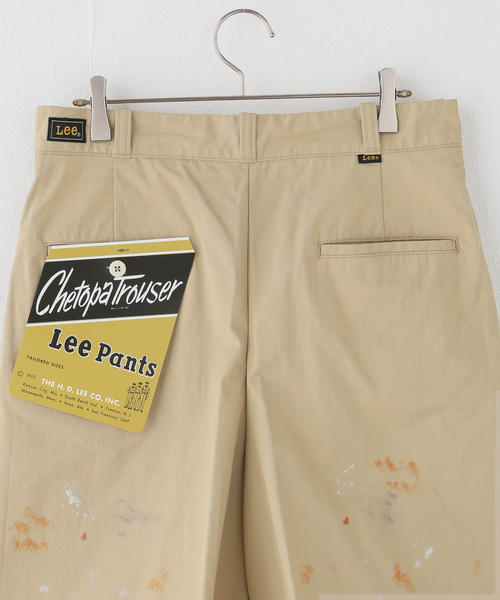 Lee(リー)の「ウォッシャブル / Lee / リー CHETOPA SHORTS(チノパンツ・レディース・ブラック/ベージュ・MEDIUM)」の4枚目の写真