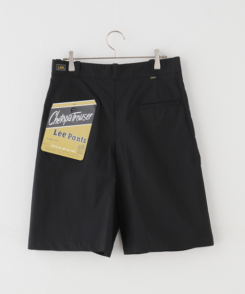 Lee(リー)の「ウォッシャブル / Lee / リー CHETOPA SHORTS(チノパンツ・レディース・ブラック/ベージュ・MEDIUM)」の6枚目の写真