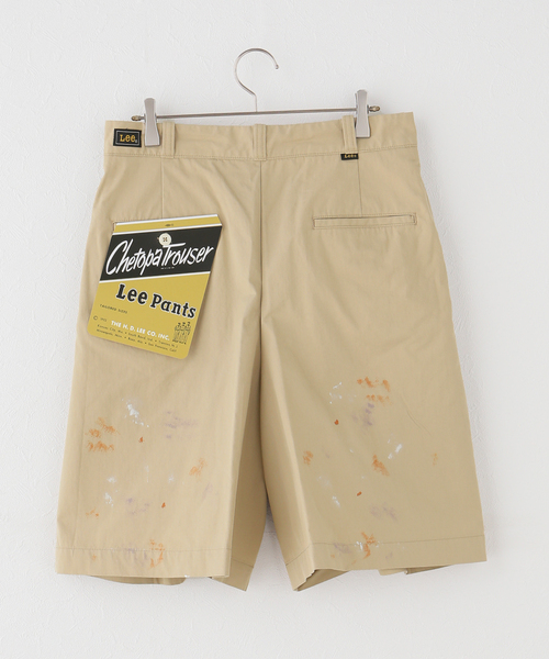 Lee(リー)の「ウォッシャブル / Lee / リー CHETOPA SHORTS(チノパンツ・レディース・ブラック/ベージュ・MEDIUM)」の9枚目の写真