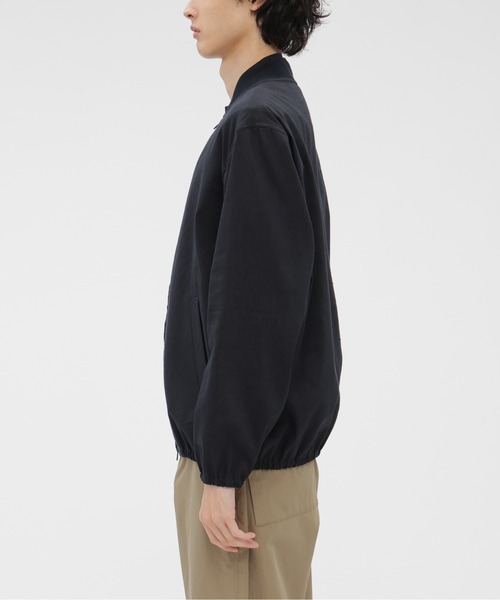 MARGARET HOWELL(マーガレットハウエル)の「LINEN WOOL SILK PLAINWEAVE(ブルゾン・メンズ・ネイビー・SMALL/MEDIUM/LARGE)」の3枚目の写真