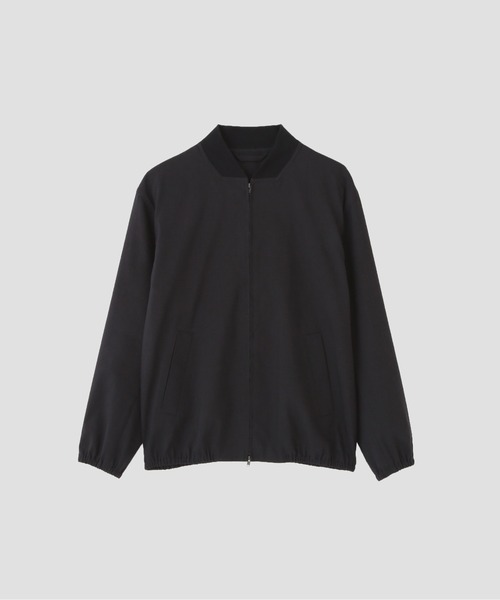 MARGARET HOWELL(マーガレットハウエル)の「LINEN WOOL SILK PLAINWEAVE(ブルゾン・メンズ・ネイビー・SMALL/MEDIUM/LARGE)」の4枚目の写真