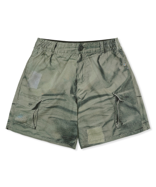 GLACK（グラック）の「GHPTAR003 ヴィンテージプリンテッドショーツ (オリーブ)（その他パンツ・レディース・その他・LARGE/MEDIUM）」の5枚目の写真