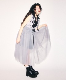 Candy Stripper（キャンディストリッパー）の「MISSING YOU RIBBON TULLE ハーネス（ジャンパースカート）」