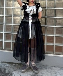 Candy Stripper（キャンディストリッパー）の「MISSING YOU RIBBON TULLE ハーネス（ジャンパースカート）」