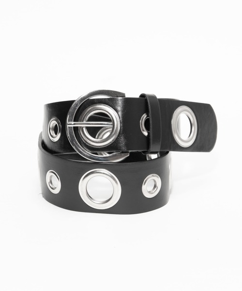 WEGO(ウィゴー)の「WEGO/ハトメ太ベルト(ベルト・レディース・ブラック・FREE)」の5枚目の写真