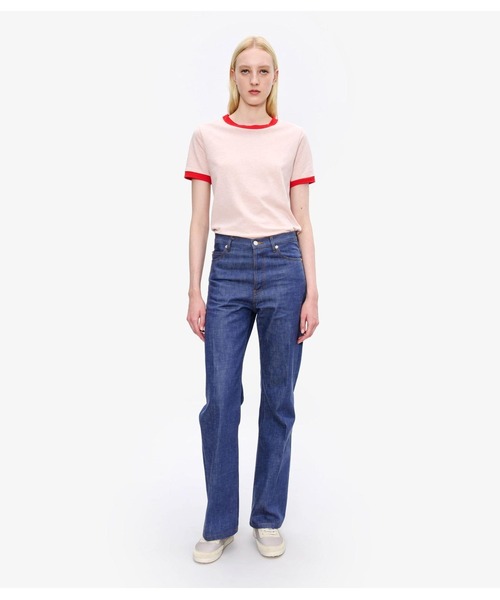 A.P.C.(アーペーセー)の「T-SHIRT RAYA(Tシャツ/カットソー・レディース・ピンク・S)」の2枚目の写真