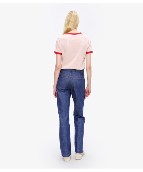 A.P.C.(アーペーセー)の「T-SHIRT RAYA(Tシャツ/カットソー・レディース・ピンク・S)」の3枚目の写真