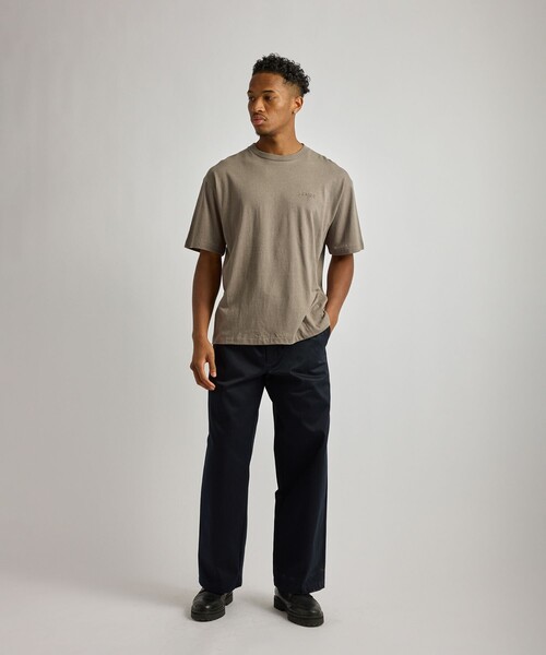 Saturdays NYC(サタデーズ ニューヨークシティ )の「Hemp S.NYC SS T-Shirt(Tシャツ/カットソー・メンズ・チャコールグレー/ブラック/グレー・M/S/L/XL)」の21枚目の写真
