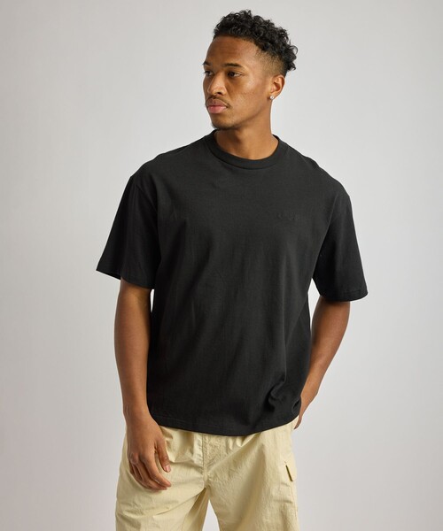 Saturdays NYC(サタデーズ ニューヨークシティ )の「Hemp S.NYC SS T-Shirt(Tシャツ/カットソー・メンズ・チャコールグレー/ブラック/グレー・M/S/L/XL)」の1枚目の写真