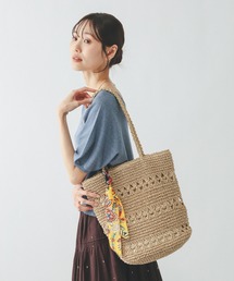 GLOBAL WORK | 手編みペーパーBAG/651445(トートバッグ)
