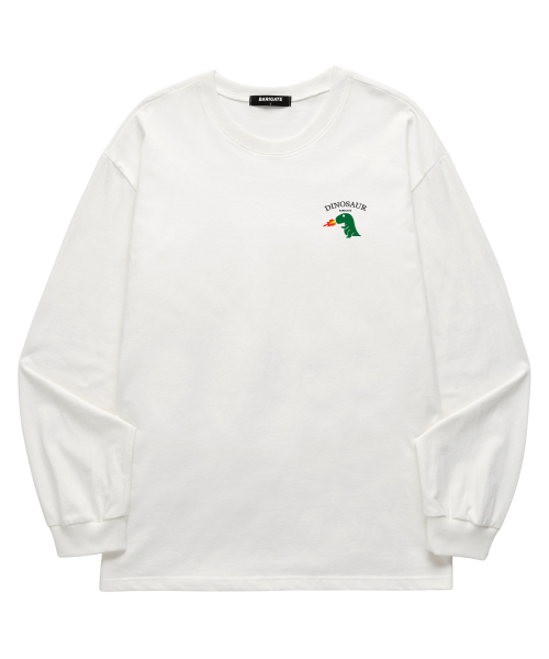 BARIGATE(バリゲート)の「MINI DINOSAUR ロングスリーブ (BLS040) ホワイト(Tシャツ/カットソー・メンズ・その他・SMALL/MEDIUM/LARGE/X-LARGE/XX-LARGE)」の3枚目の写真
