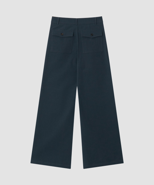 THE LILLE（ザ リル）の「Pocket Cotton Pants_Midnight blue（その他パンツ・レディース・その他・SMALL/MEDIUM）」の3枚目の写真