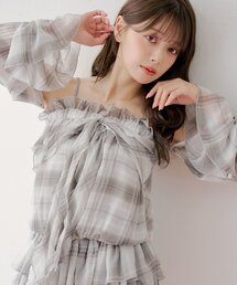 tigmi様2日まで取り置き フーズフーチコ トップス セットアップ対応】胸ロゴフリーストップス | Chico(チコ)レディース
